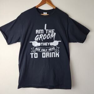 Groom Bachelor Party Men's Size Large T-Shirt